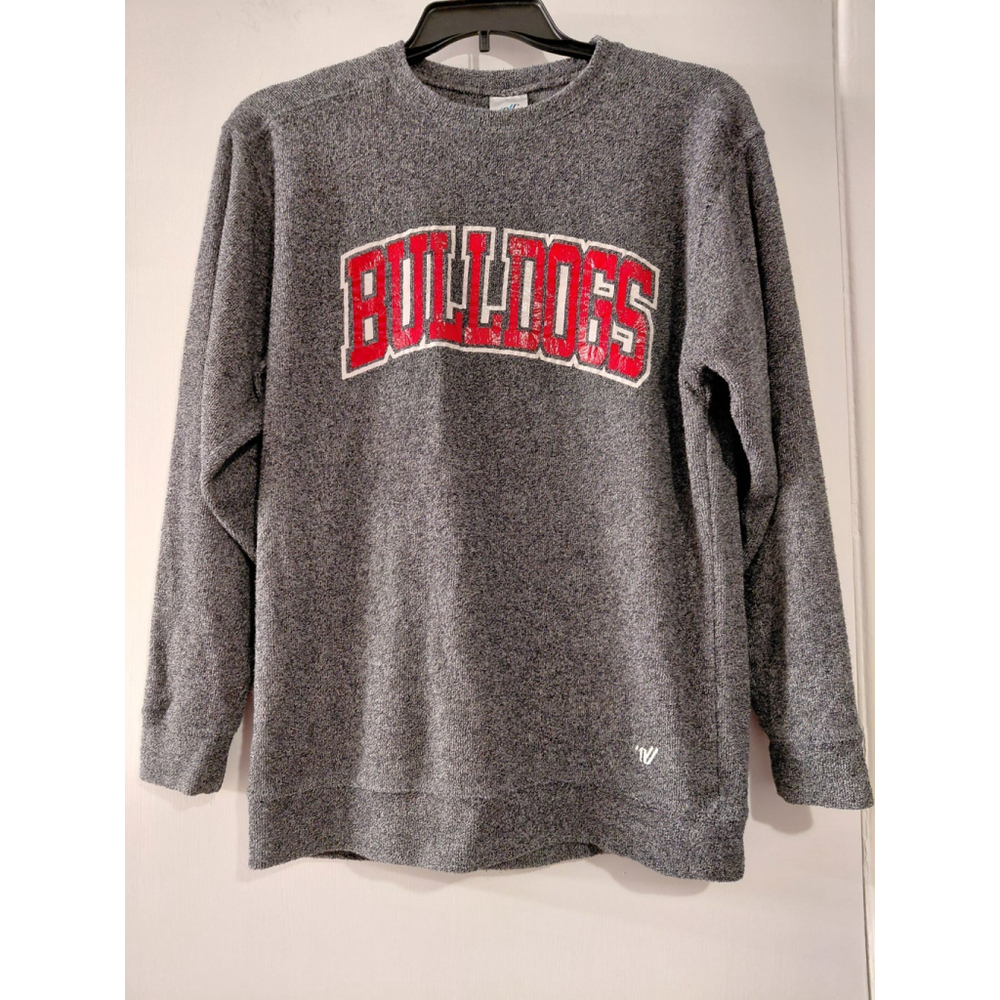 Varsity Spirit Gray Georgia Bulldogs UGA Pullover Sweatshirt Vintage 90s Size XL